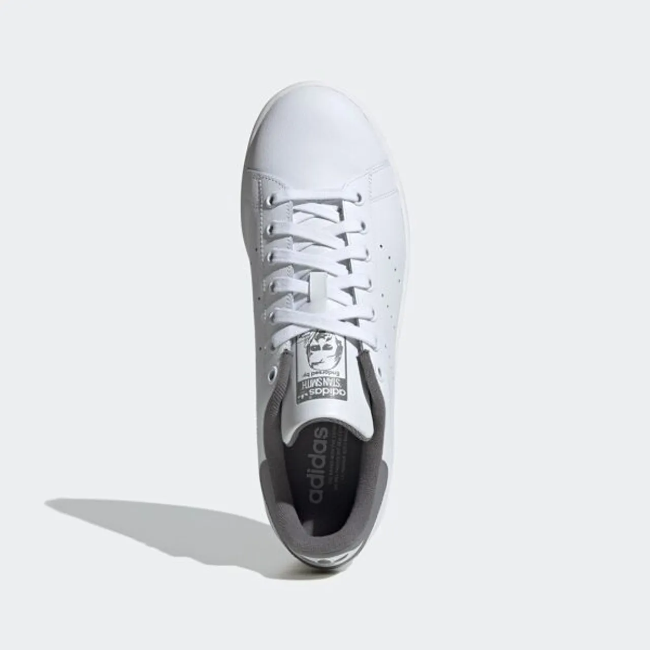 Sneaker ADIDAS ORIGINALS "STAN SMITH" Gr. 40, weiß (cloud white, grey five, three) Schuhe Schnürhalbschuhe