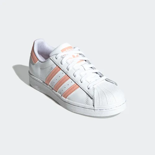 Sneaker ADIDAS ORIGINALS "SUPERSTAR" Gr. 36, orange (ftwwht, hazcor, ftwwht) Schuhe Laufschuhe