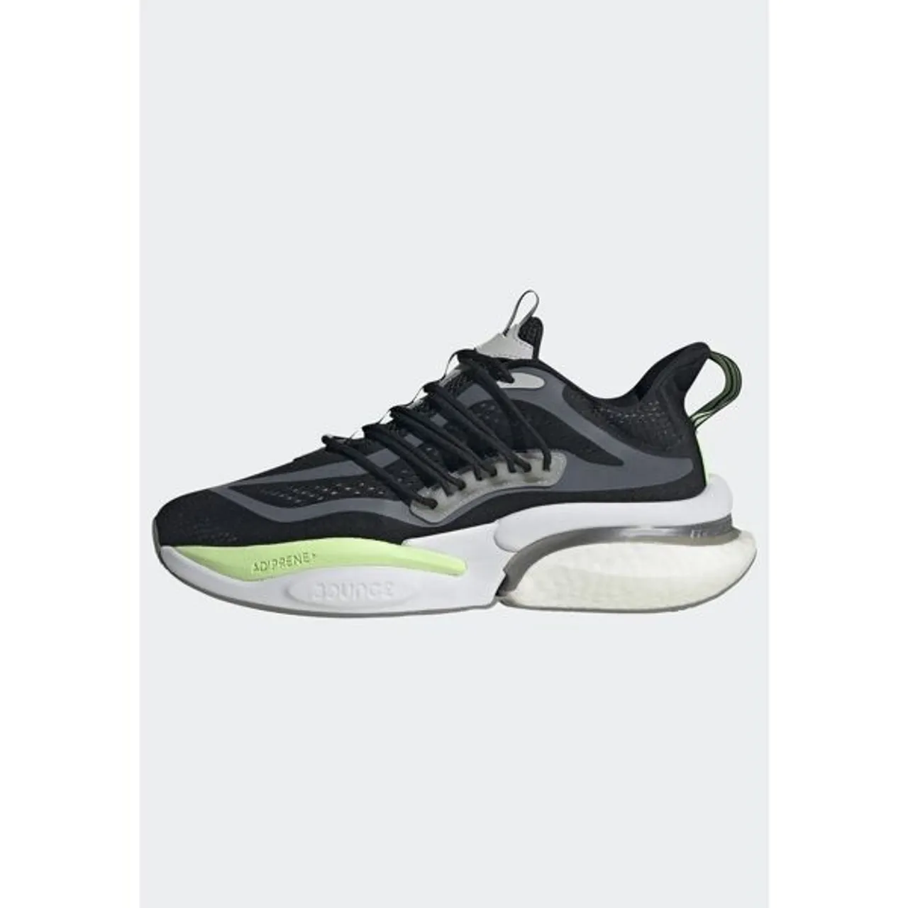 Sneaker ADIDAS SPORTSWEAR "ALPHABOOST V1" Gr. 46, core black, ch solid grey, green spark Schuhe Sportschuhe