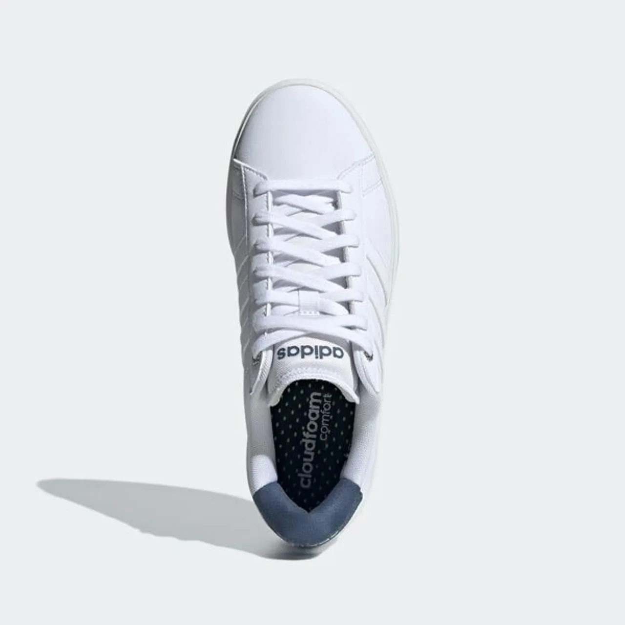 Sneaker ADIDAS SPORTSWEAR "GRAND COURT 2.0" Gr. 38,5, weiß (cloud white, cloud preloved ink) Schuhe Sneaker