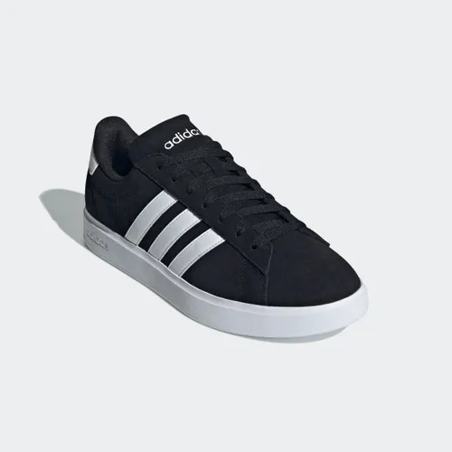 Sneaker ADIDAS SPORTSWEAR "GRAND COURT 2.0" Gr. 47, schwarz-weiß (core black, cloud white, core black) Schuhe Schnürhalbschuhe