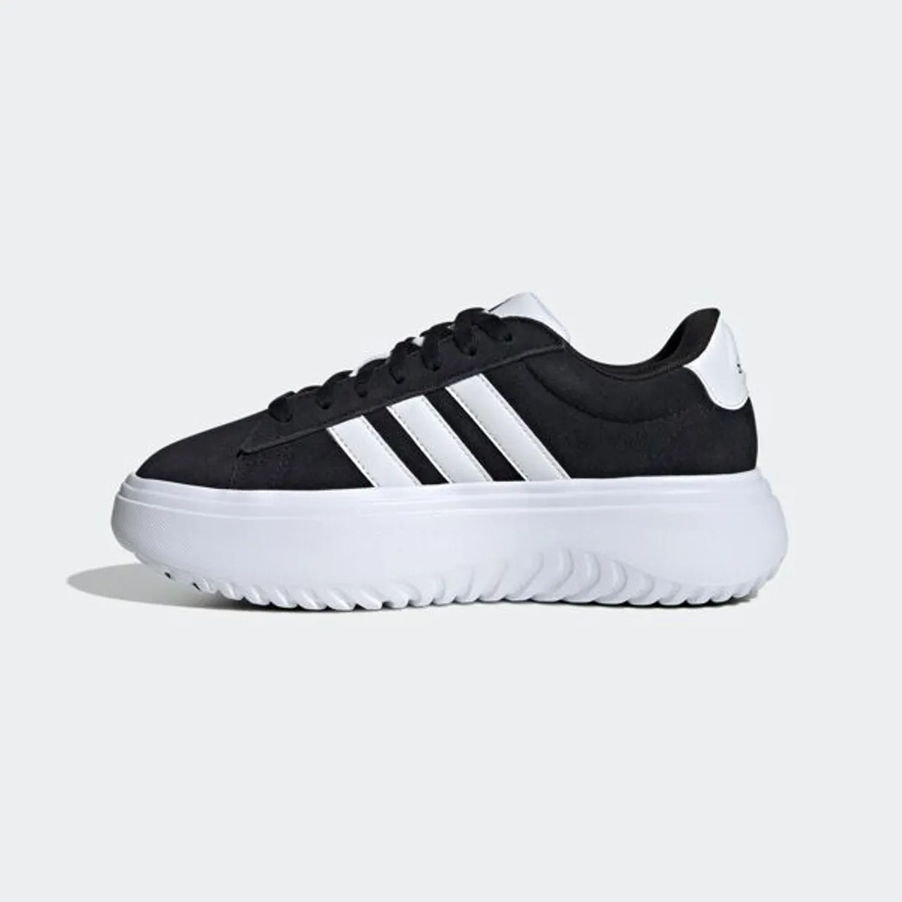 Sneaker ADIDAS SPORTSWEAR "GRAND COURT PLATFORM" Gr. 40,5, schwarz-weiß (core black, cloud white, core black) Schuhe Sneaker