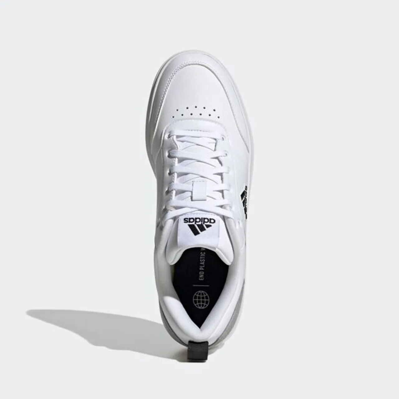 Sneaker ADIDAS SPORTSWEAR "PARK STREET" Gr. 40,5, schwarz-weiß (cloud white, cloud core black) Schuhe Schnürhalbschuhe