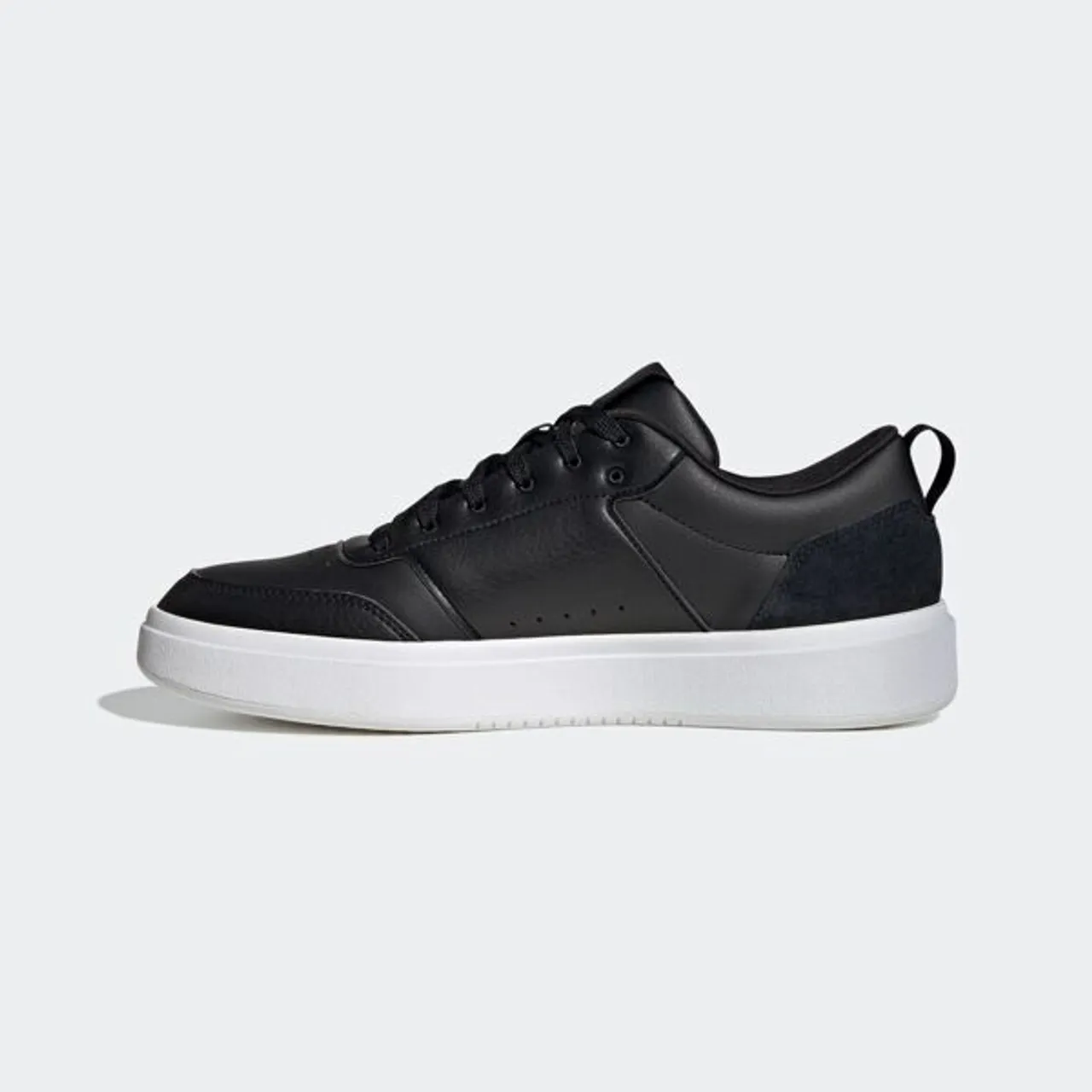 Sneaker ADIDAS SPORTSWEAR "PARK STREET" Gr. 46, schwarz-weiß (core black, core cloud white) Schuhe Schnürhalbschuhe