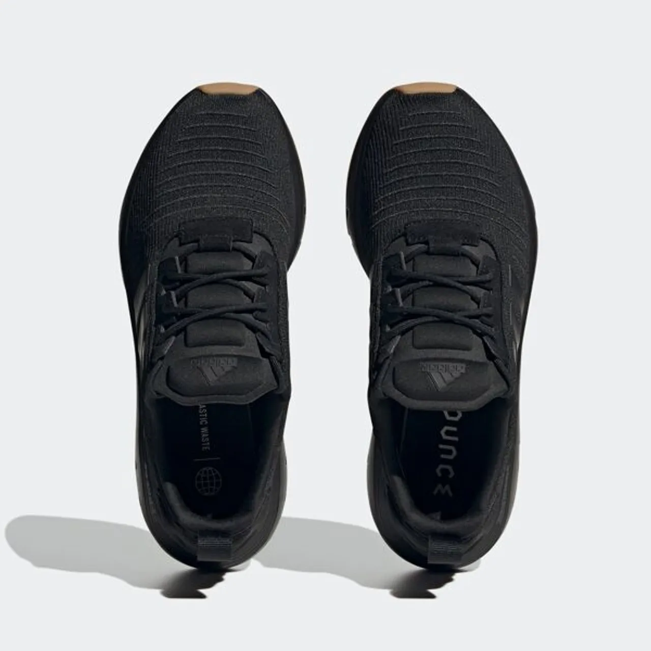 Sneaker ADIDAS SPORTSWEAR "SWIFT RUN" Gr. 47, schwarz (core black, core gum 3) Schuhe