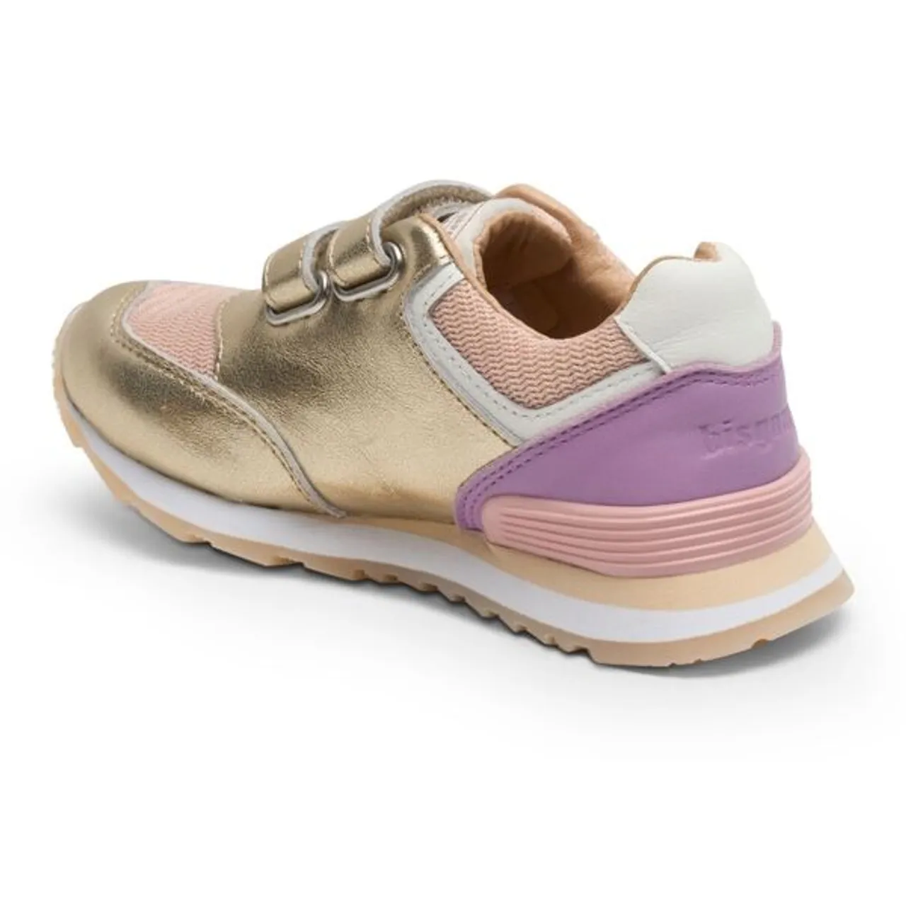 Sneaker BISGAARD "winston" Gr. 28, goldfarben (goldfarben multi) Kinder Schuhe Sneaker mit herausnehmbarer Lederinnensohle, Freizeitschuh, Halbschuh