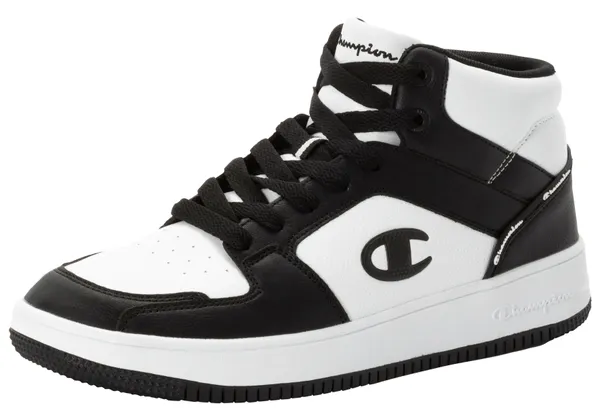Sneaker CHAMPION "REBOUND 2.0 MID" Gr. 43, schwarz-weiß (black, white) Schuhe Sneaker
