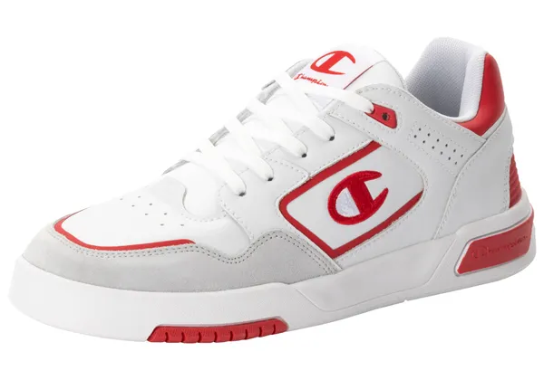 Sneaker CHAMPION "Z80 LOW" Gr. 42, rot (weiß, rot) Schuhe Schnürhalbschuhe