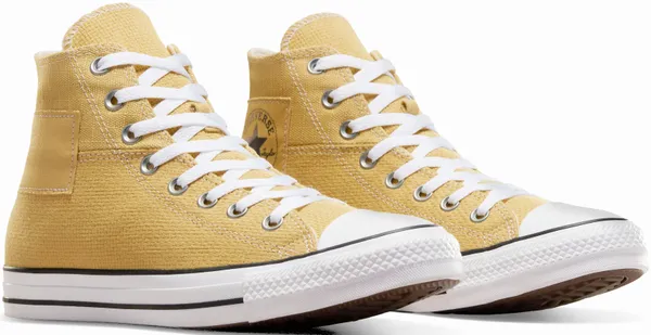 Sneaker CONVERSE "CHUCK TAYLOR ALL STAR CANVAS & JACQ" Gr. 40, utility sunflower Schuhe Bekleidung