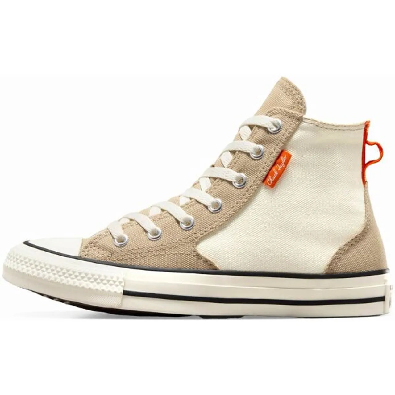 Sneaker CONVERSE "CHUCK TAYLOR ALL STAR CANVAS OVERLA" Gr. 39, weiß (egret) Schuhe Sneaker
