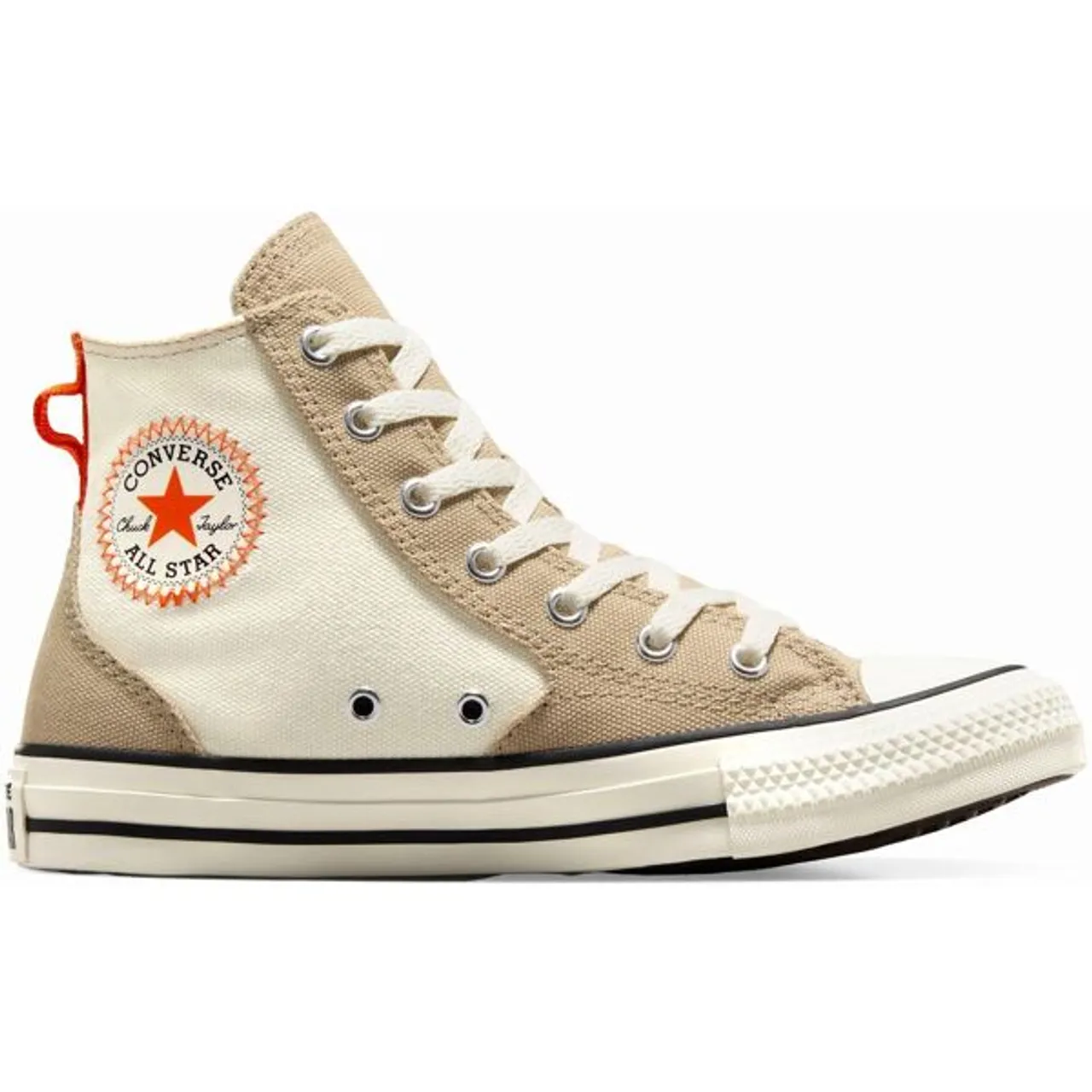 Sneaker CONVERSE "CHUCK TAYLOR ALL STAR CANVAS OVERLA" Gr. 39, weiß (egret) Schuhe Sneaker