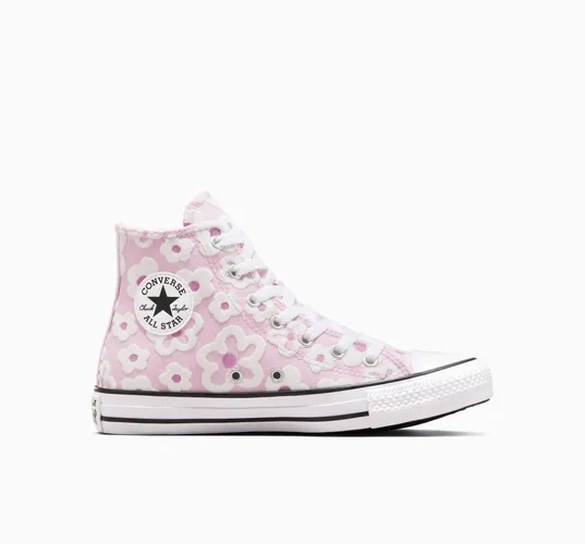 Sneaker CONVERSE "CHUCK TAYLOR ALL STAR FLORAL EMBROI" Gr. 38,5, lila (stardust lilac) Schuhe Sneaker