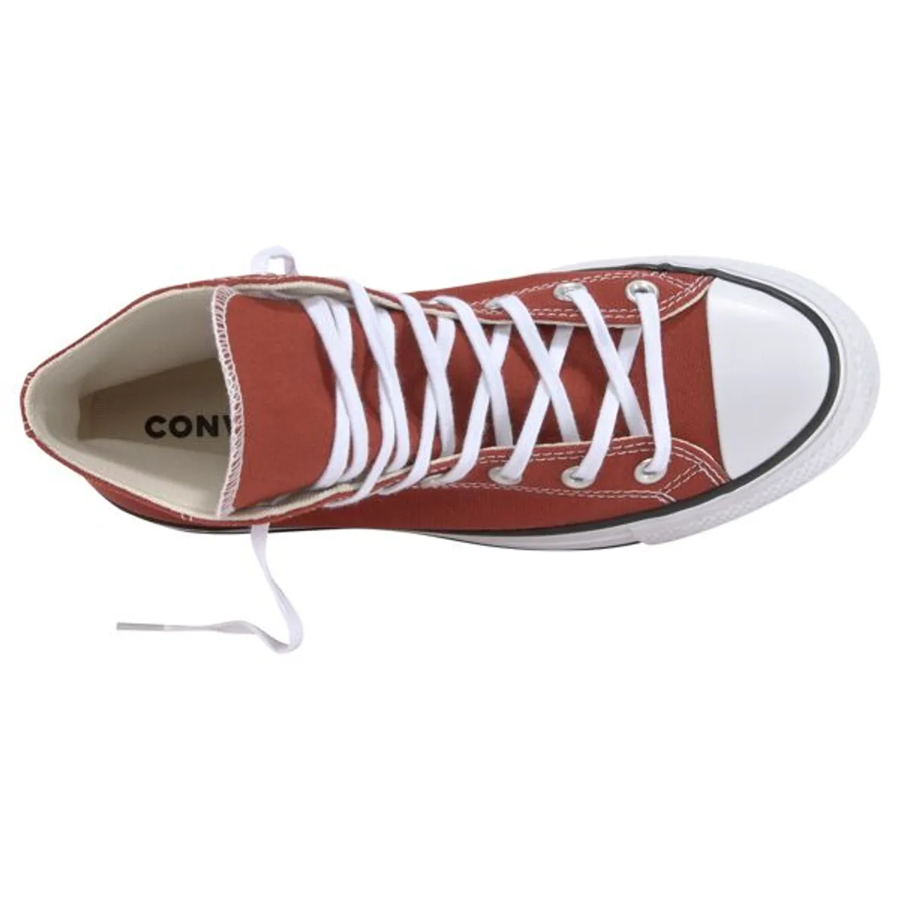 Sneaker CONVERSE "CHUCK TAYLOR ALL STAR LIFT PLATFORM" Gr. 37,5, rot (rotbraun) Schuhe Jungen