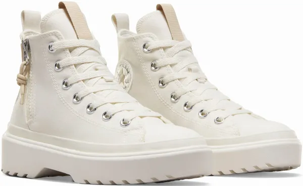 Sneaker CONVERSE "CHUCK TAYLOR ALL STAR LUGGED LIFT" Gr. 38,5, weiß (egret) Schuhe Sneaker