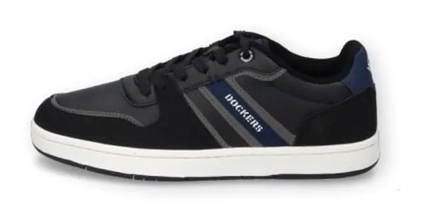 Sneaker DOCKERS BY GERLI Gr. 44, blau (schwarz, blau, anthrazit) Herren Schuhe Schnürhalbschuhe mit leichter Sohle, Freizeitschuh, Halbschuh, Schnürsc...