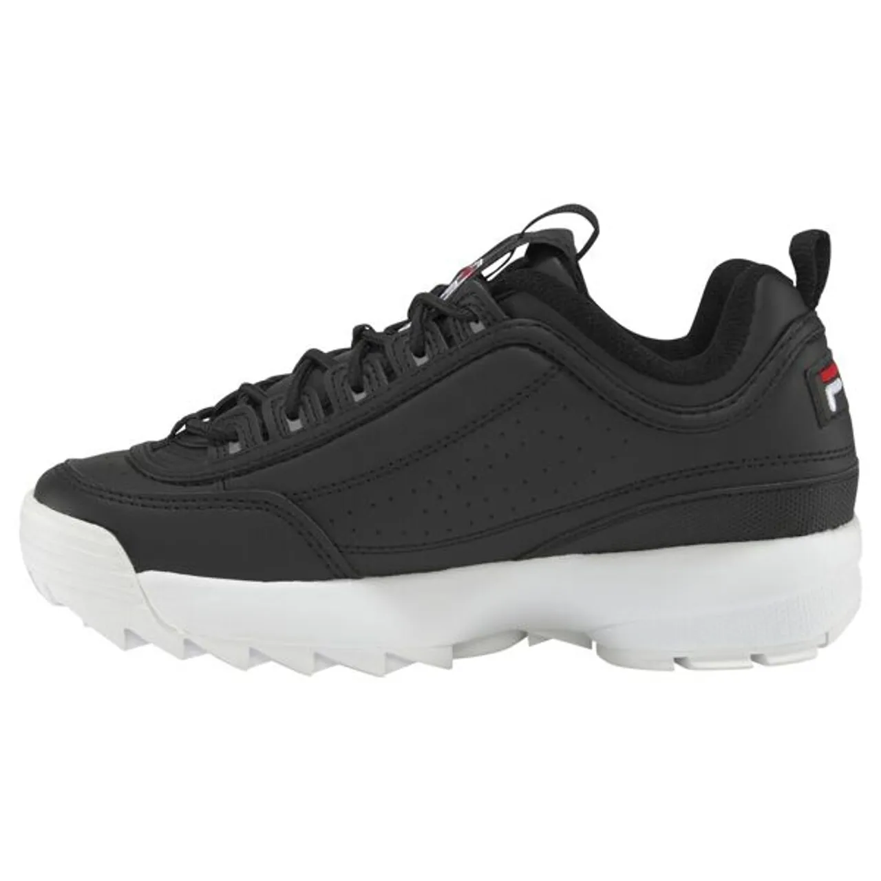 Sneaker FILA "Disruptor low" Gr. 42, schwarz-weiß (schwarz, weiß) Schuhe Sneaker