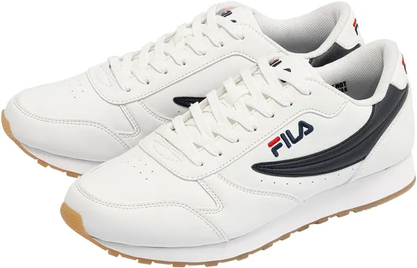 Sneaker FILA "Orbit Low M" Gr. 41, blau (weiß, navy) Schuhe Schnürhalbschuhe