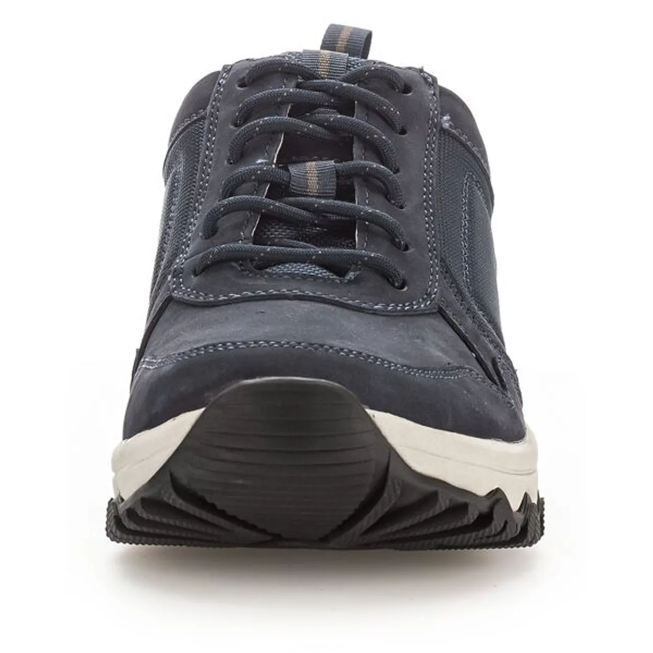 Sneaker GABOR ROLLINGSOFT Gr. 9,5 (44), blau (dunkelblau) Herren Schuhe Stoffschuhe mit Anziehlasche, Weite G, Freizeitschuh, Halbschuh, Schnürschuh
