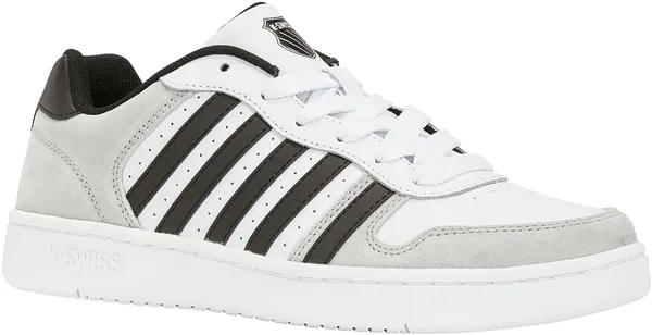 Sneaker K-SWISS "Court Palisades" Gr. 41, schwarz (weiß, grau, schwarz) Schuhe Schnürhalbschuhe