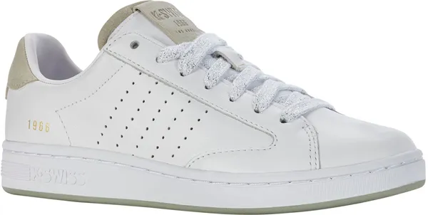 Sneaker K-SWISS "Lozan Klub LTH" Gr. 36, weiß (weiß, beige) Schuhe Sneaker