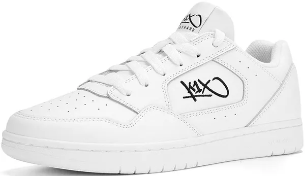 Sneaker K1X "Sweep Low white/black M" Gr. 42, schwarz-weiß (white, black) Schuhe Schnürhalbschuhe
