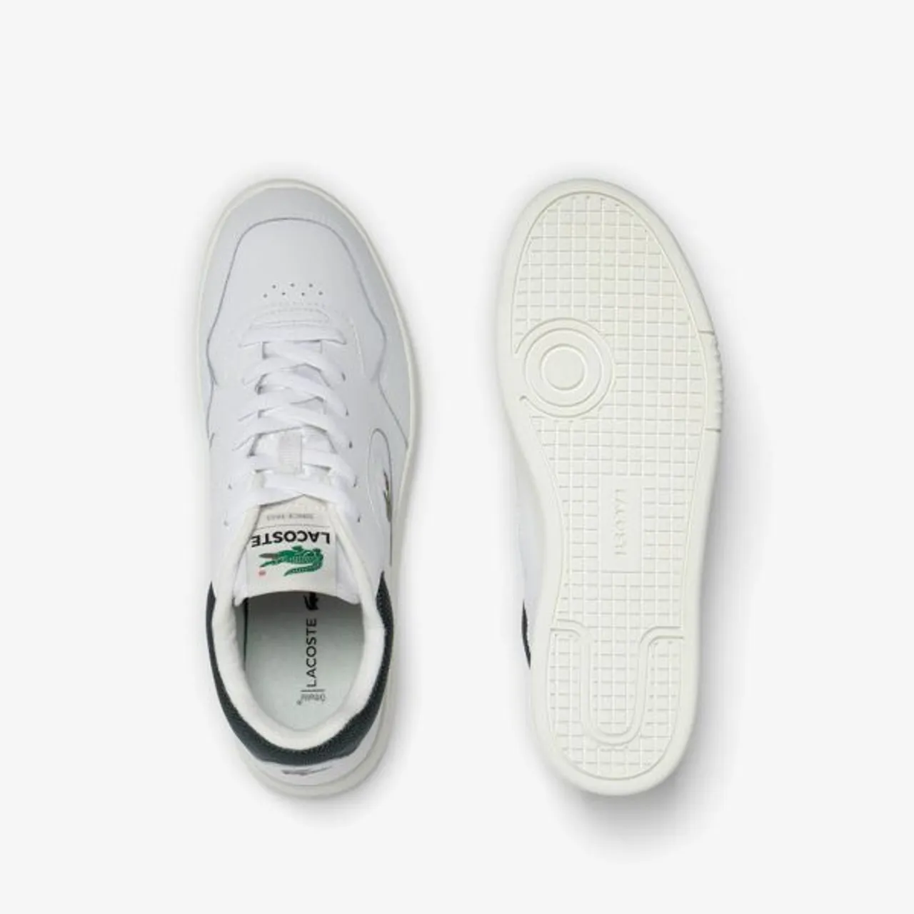 Sneaker LACOSTE "LINESET 223 1 SMA" Gr. 41, grün (weiß, grün) Schuhe Schnürhalbschuhe