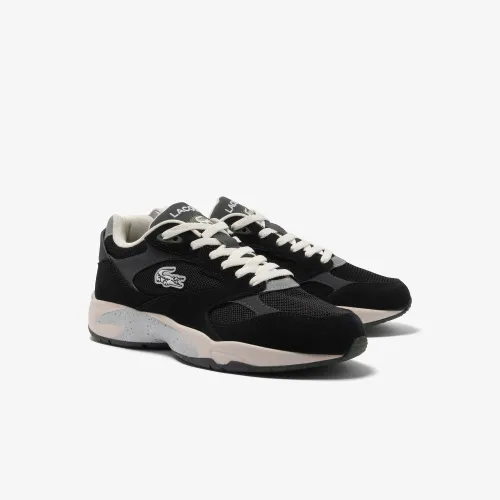 Sneaker LACOSTE "STORM 96 VTG 223 1 SMA" Gr. 42, schwarz (black, dkgrey) Schuhe Schnürhalbschuhe