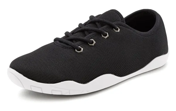Sneaker LASCANA Gr. 37, schwarz-weiß (schwarz) Damen Schuhe Sneaker