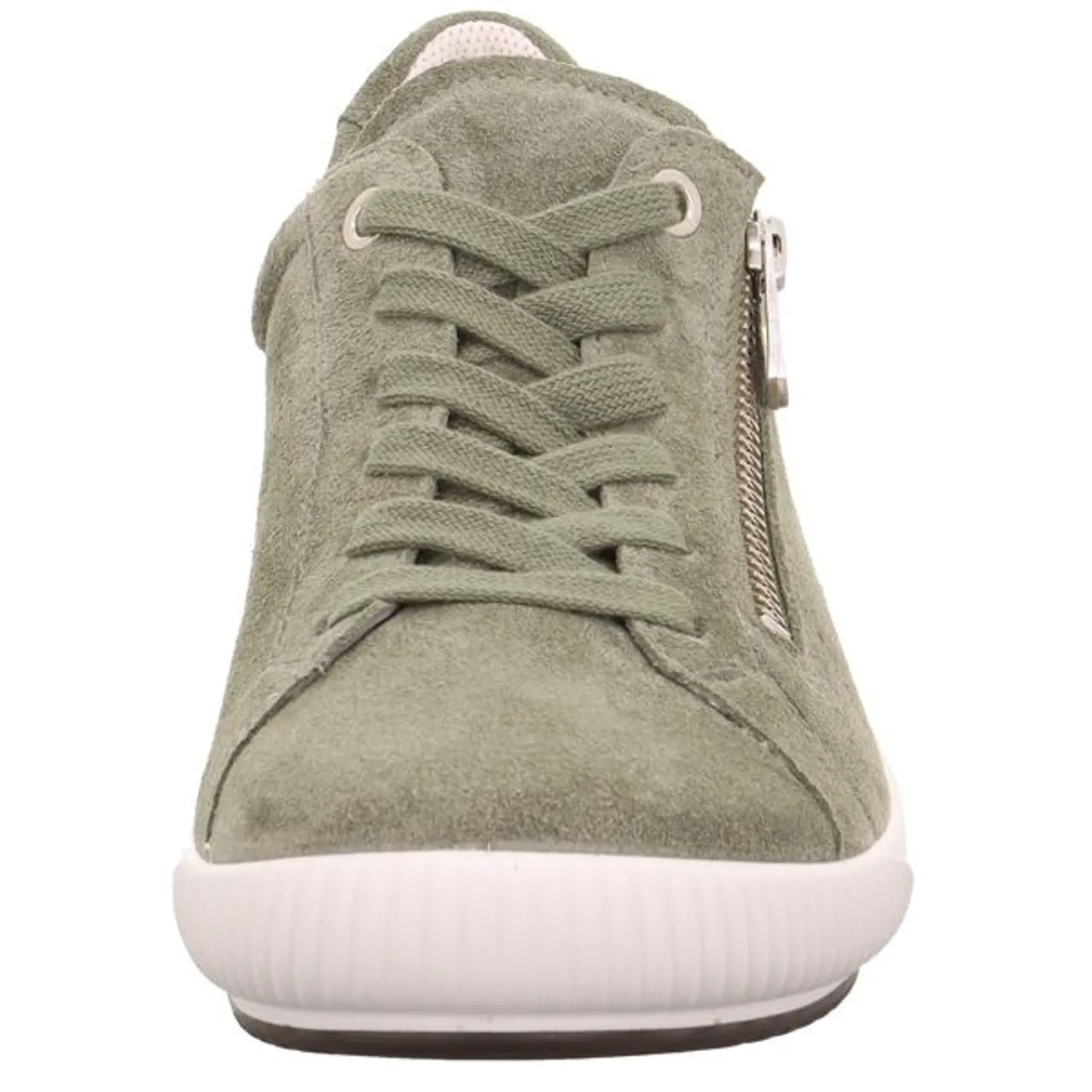Sneaker LEGERO "TANARO 5.0" Gr. 41, grün (oliv) Damen Schuhe Sneaker Komfortschuh, Freizeitschuh, Schnürschuh mit Reißverschluss