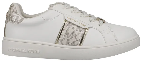 Sneaker MICHAEL KORS KIDS "JEM MAXINE" Gr. 34, goldfarben (weiß, goldfarben) Kinder Schuhe Sneaker