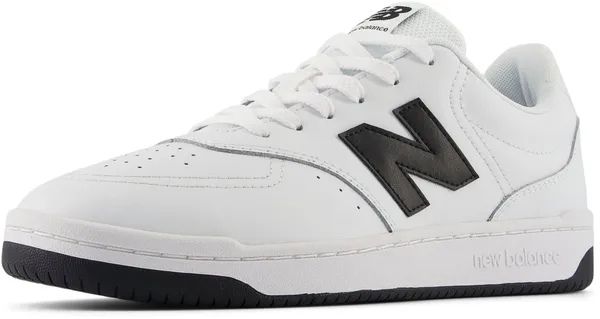Sneaker NEW BALANCE "BB80" Gr. 44,5, schwarz-weiß (weiß, schwarz) Schuhe Schnürhalbschuhe