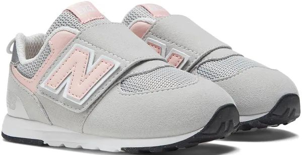 Sneaker NEW BALANCE "NW574" Gr. 21,5, grau (grau, rosa) Schuhe Sneaker