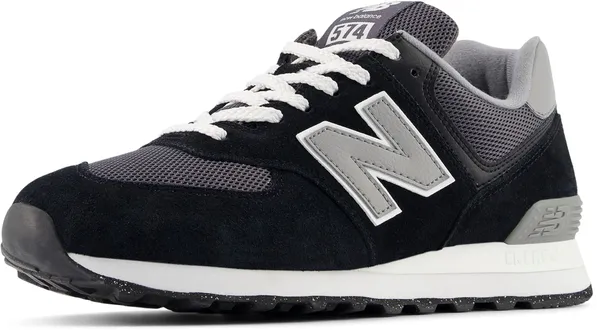 Sneaker NEW BALANCE "U574" Gr. 42, schwarz (schwarz, grau) Schuhe New Balance