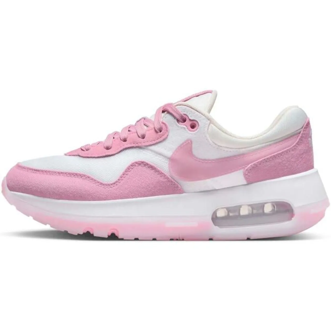 Sneaker NIKE SPORTSWEAR "Air Max Motif" Gr. 37,5, pink (weiß, pink) Schuhe Jungen