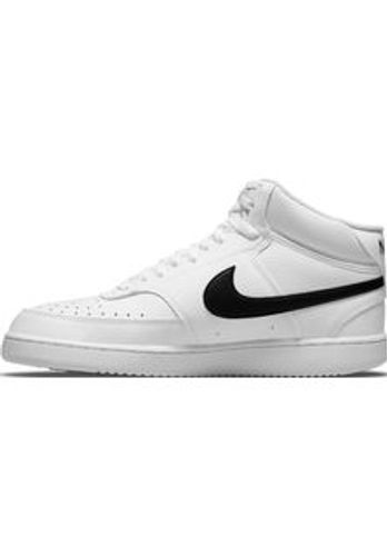 Sneaker NIKE SPORTSWEAR "COURT VISION MID NEXT NATURE" schwarz-weiß (weiß, schwarz) Schuhe Design auf den Spuren des Air Force 1