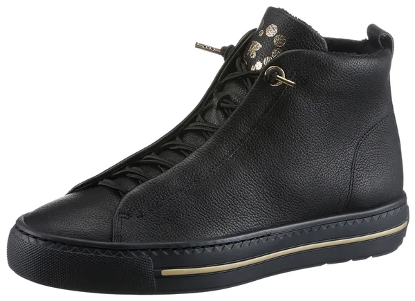 Sneaker PAUL GREEN Gr. 37,5, schwarz Damen Schuhe Plateaustiefeletten