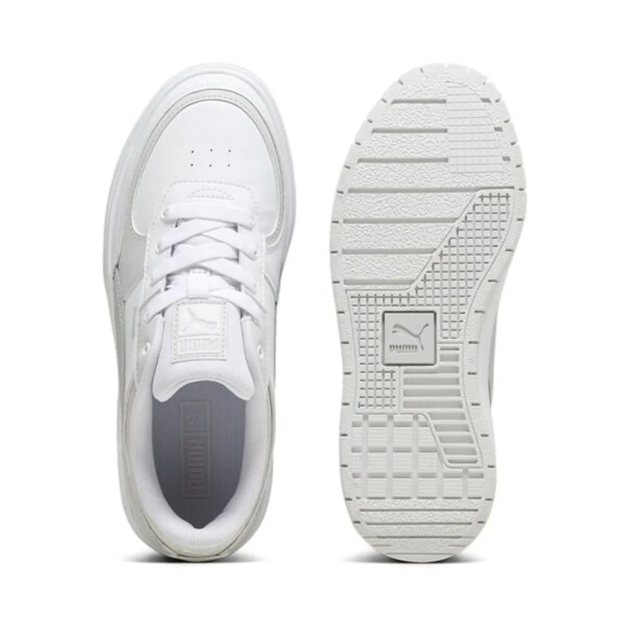 Sneaker PUMA "Cali Dream Lth Wns" Gr. 37, weiß (puma white, feather gray) Schuhe Sneaker