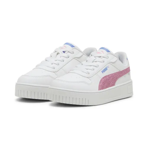 Sneaker PUMA "Carina Street Deep Dive Sneakers Mädchen" Gr. 30, bunt (white fast pink blue skies) Kinder Schuhe Sneaker