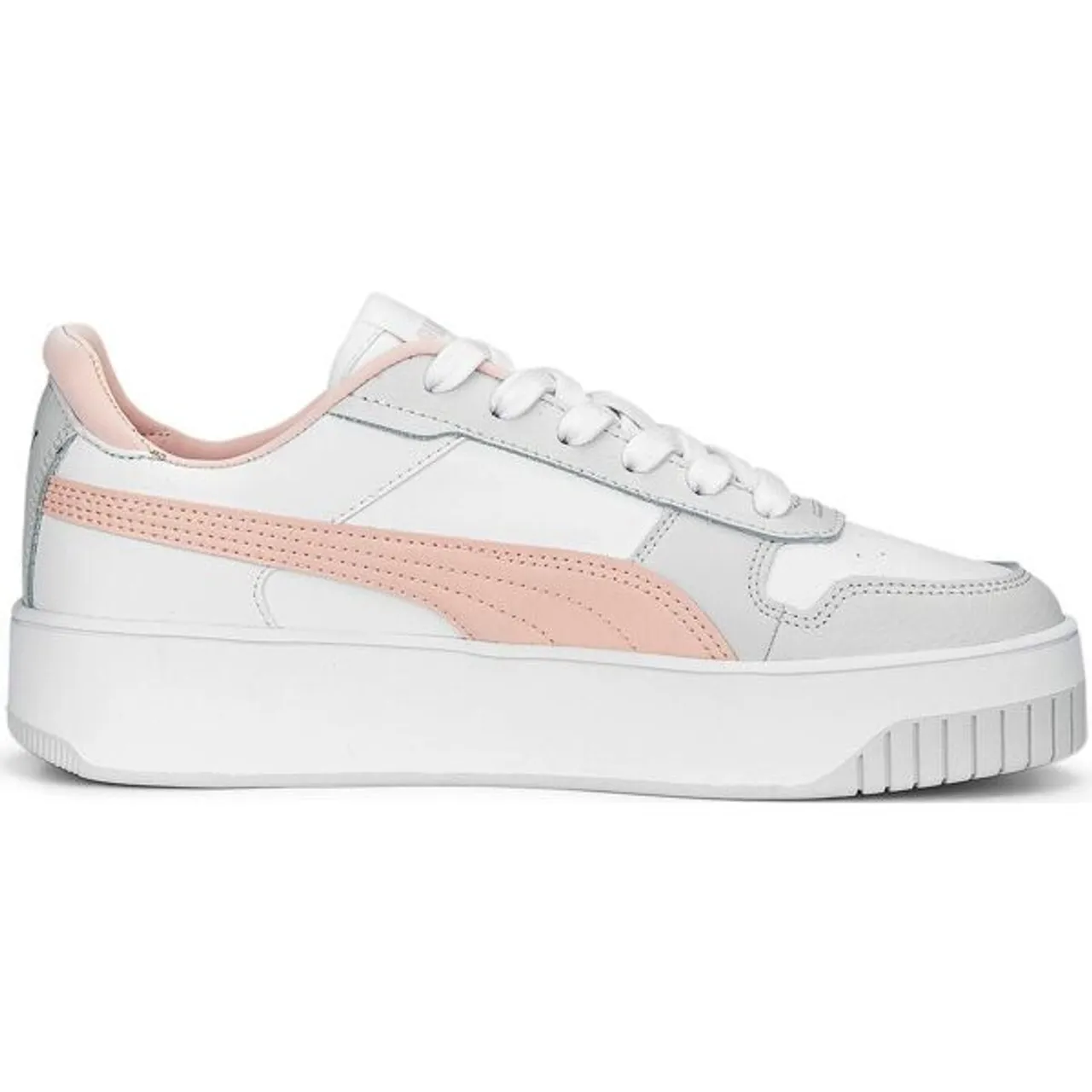 Sneaker PUMA "CARINA STREET" Gr. 39, rosa (puma white, rose dust, feather gray) Schuhe Sneaker