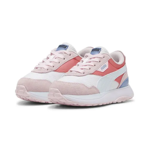 Sneaker PUMA "CRUISE RIDER PEONY PS" Gr. 32, bunt (whisp of pink, passionfruit, puma white) Kinder Schuhe Sneaker
