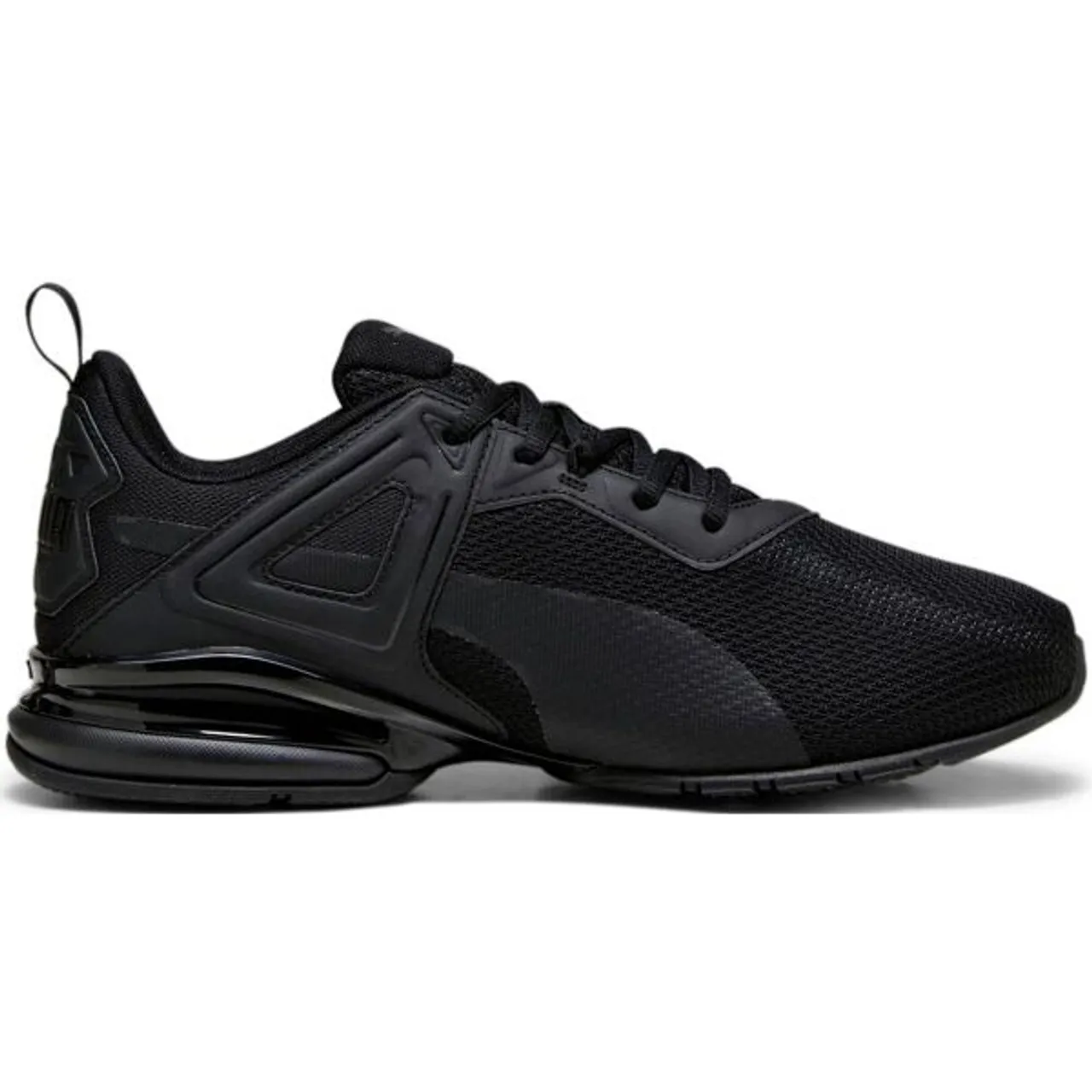 Sneaker PUMA "HASTE" Gr. 43, schwarz (puma black, dark coal) Schuhe Laufschuhe