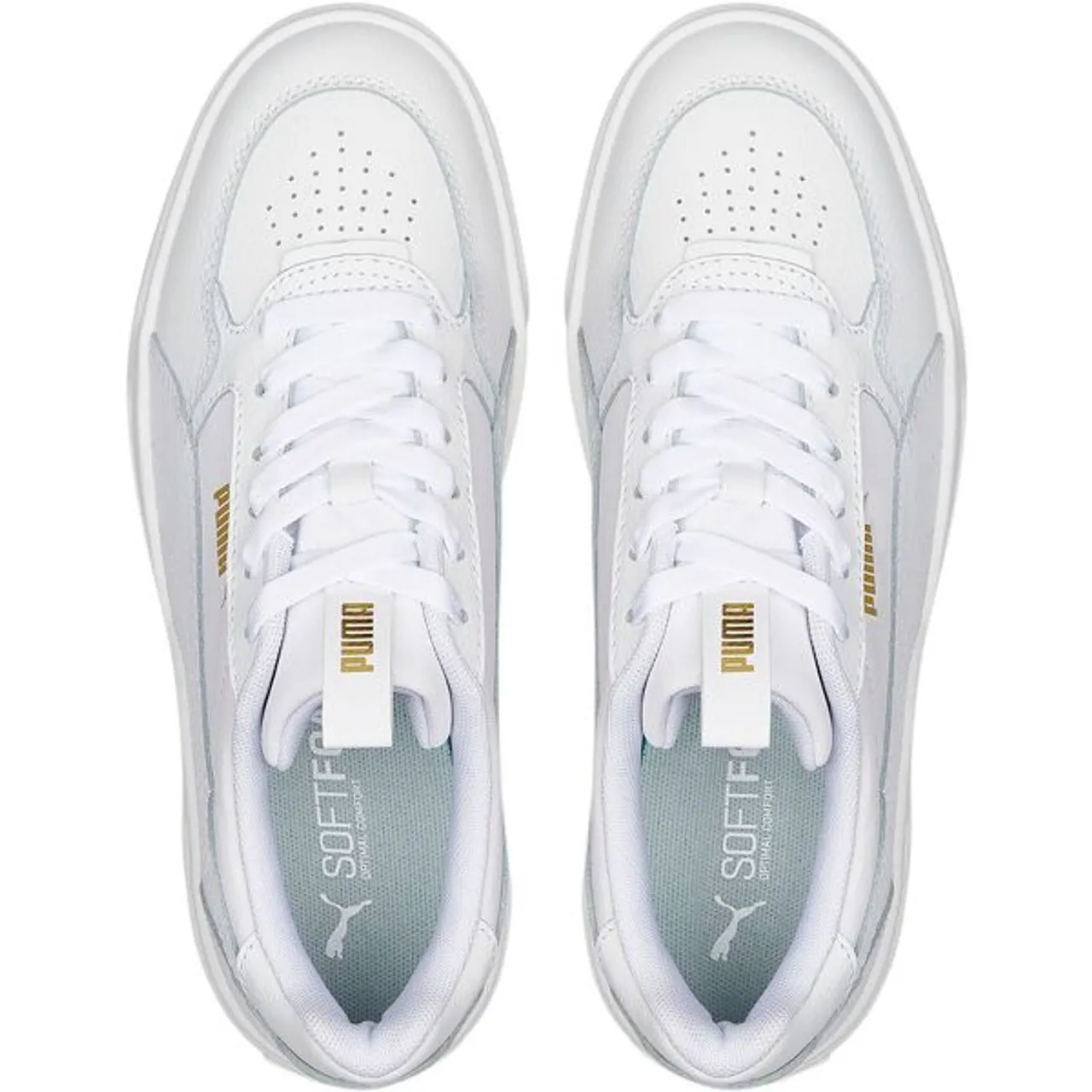 Sneaker PUMA "KARMEN REBELLE" Gr. 42, weiß (puma white, puma white) Schuhe Sneaker