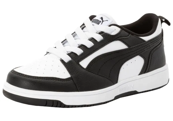 Sneaker PUMA "Puma Rebound V6 Lo AC PS" Gr. 31, schwarz-weiß (puma white, puma black) Kinder Schuhe Sportschuhe