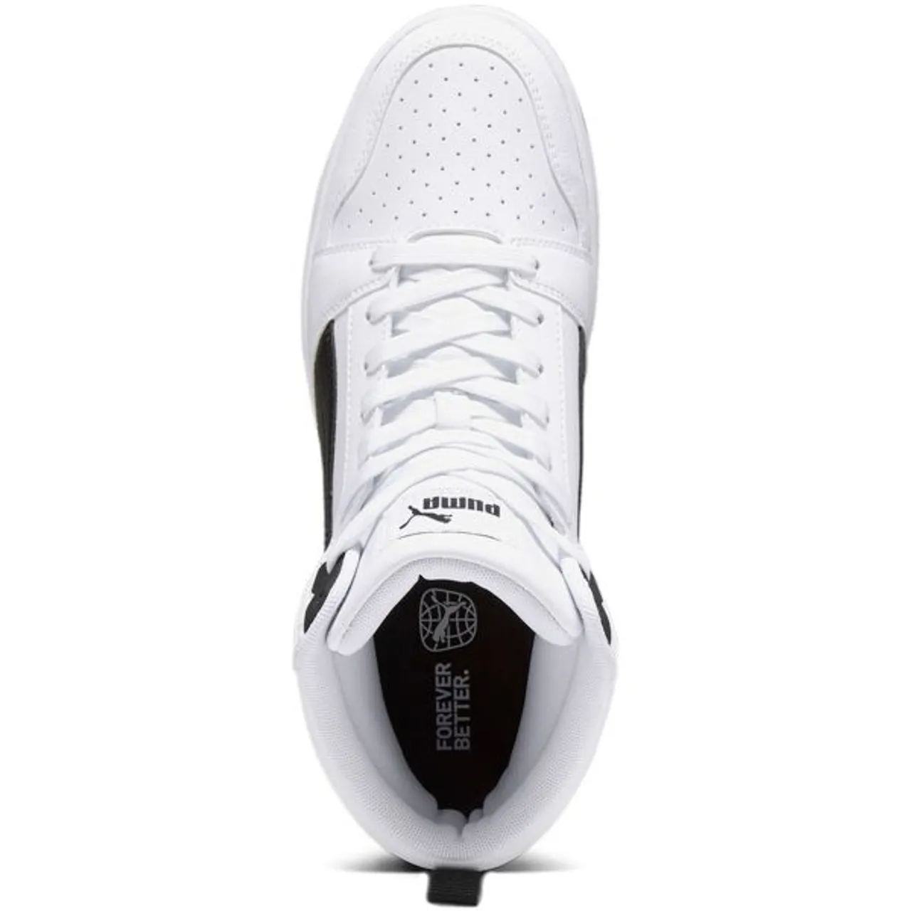 Sneaker PUMA "REBOUND V6" Gr. 47, schwarz-weiß (puma white, puma black) Schuhe Puma