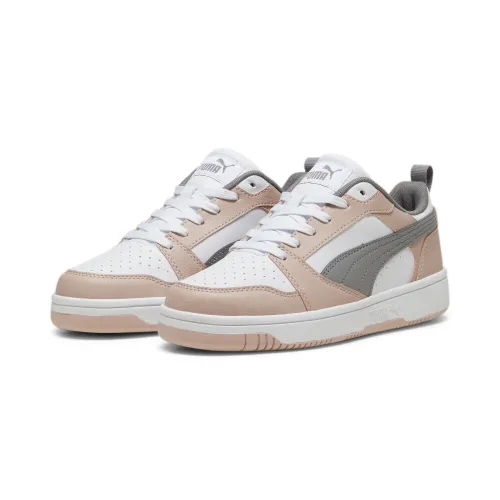 Sneaker PUMA "REBOUND V6 LOW" Gr. 36, rosa (rose quartz, puma white, stormy slate) Schuhe Puma