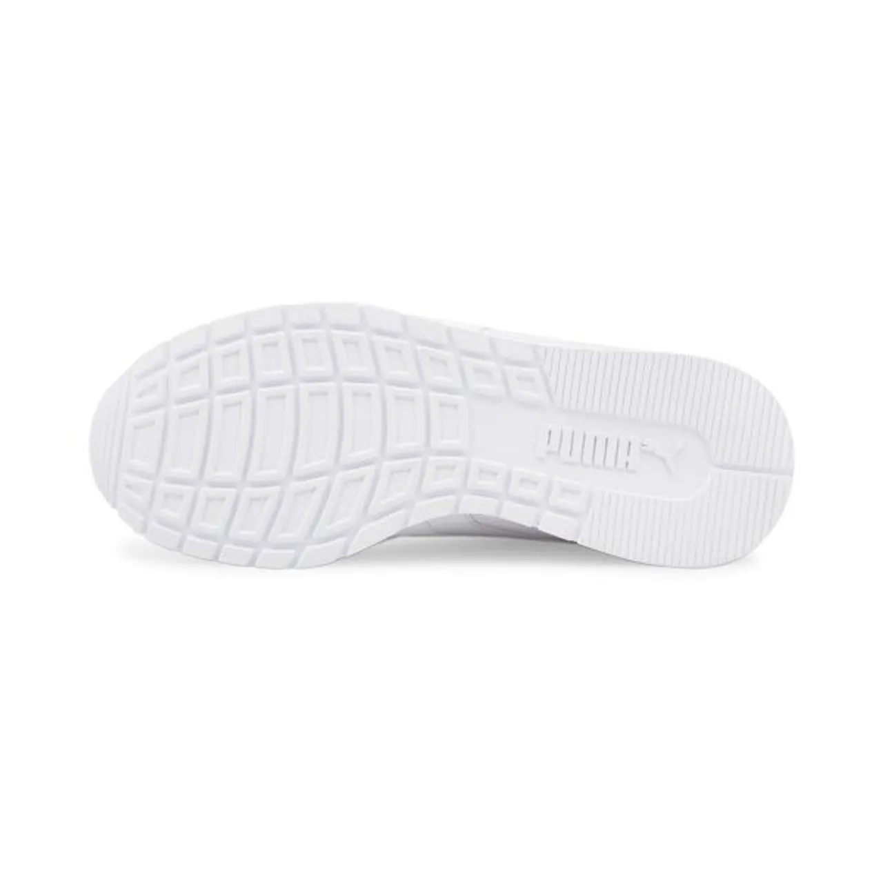 Sneaker PUMA "ST Runner v3 Leder-Sneakers Jugendliche" Gr. 36, weiß (white) Kinder Schuhe