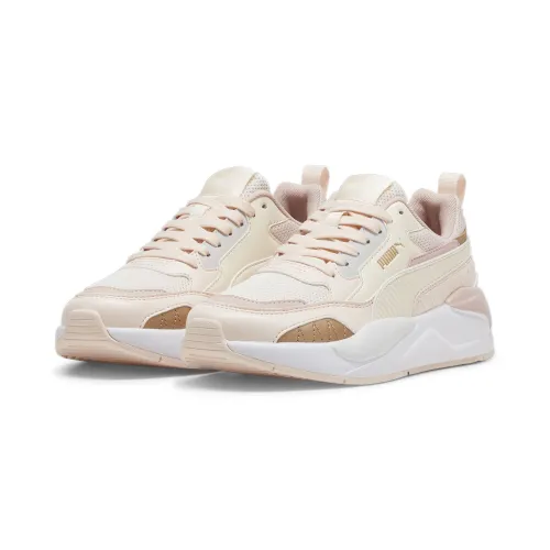 Sneaker PUMA "X-Ray 2 Square Erwachsene" Gr. 36, rosa (rosebay sugared almond rose quartz gold pink beige) Schuhe Puma