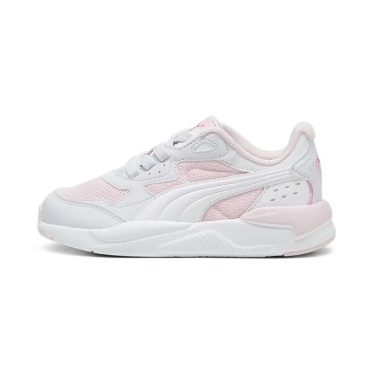 Sneaker PUMA "X-Ray Speed AC Sneakers Kinder" Gr. 29, pink (whisp of white silver mist gray) Kinder Schuhe Trainingsschuhe