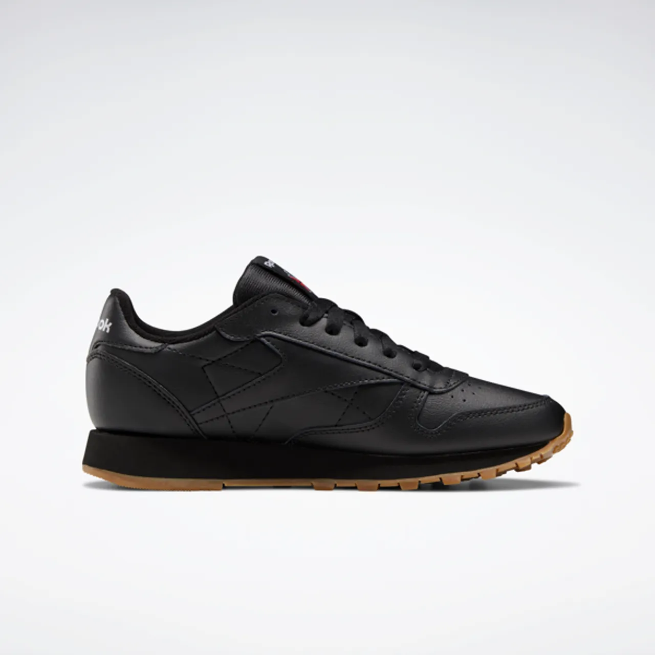 Sneaker REEBOK CLASSIC "Classic Leather" Gr. 38, schwarz (schwarz, schw) Schuhe