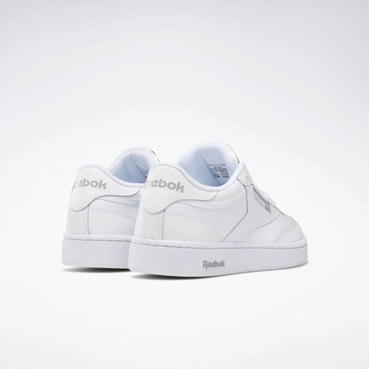 Sneaker REEBOK CLASSIC "CLUB C 85" Gr. 36,5, weiß (white, sheer, grey) Schuhe Schnürhalbschuhe
